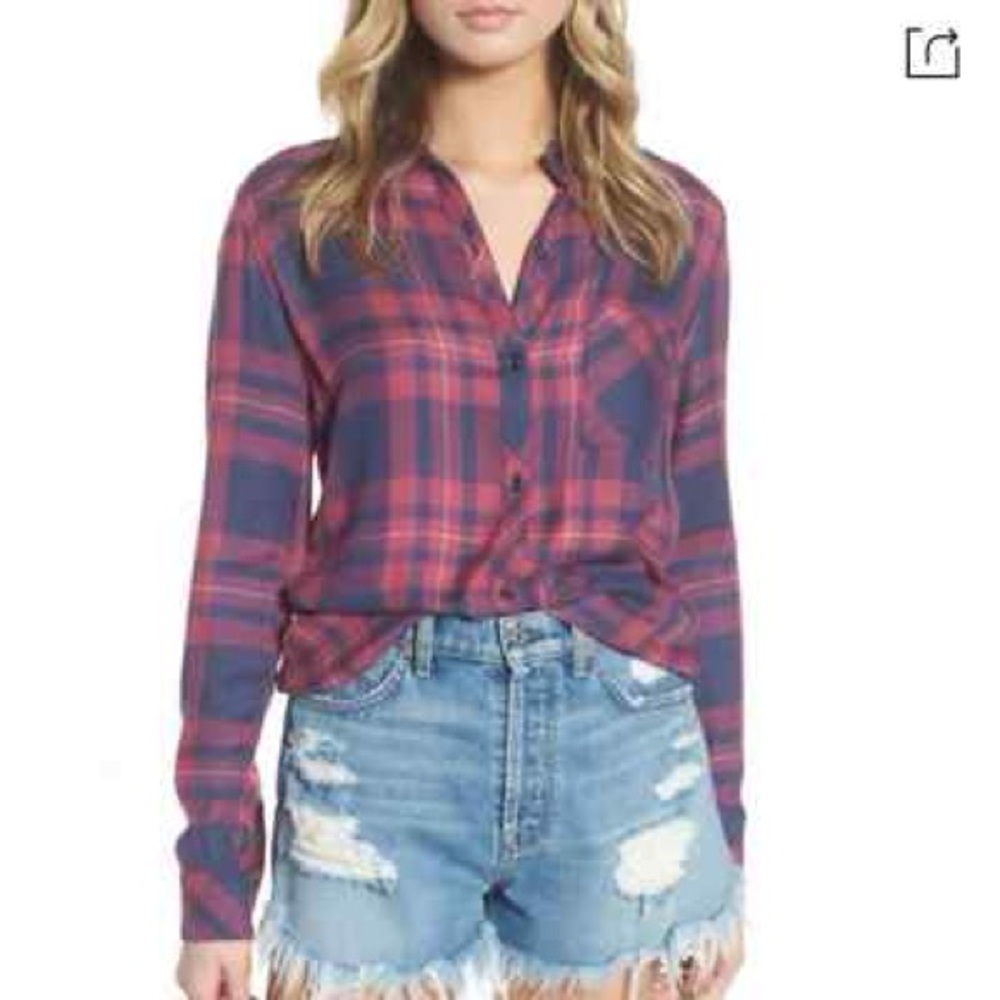 Rails Hunter Rogue Indigo Shirt